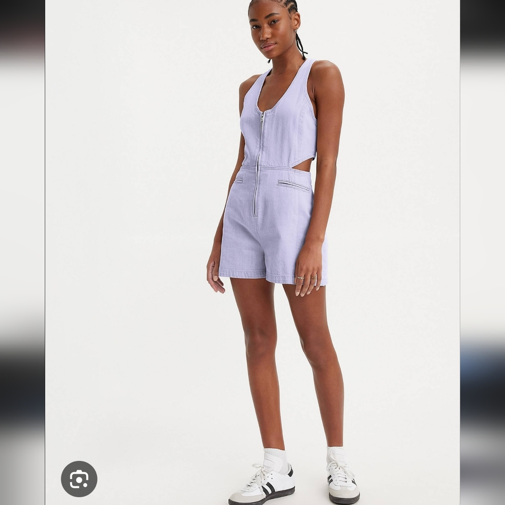 Levi's Lavender Cutout Romper Women's M